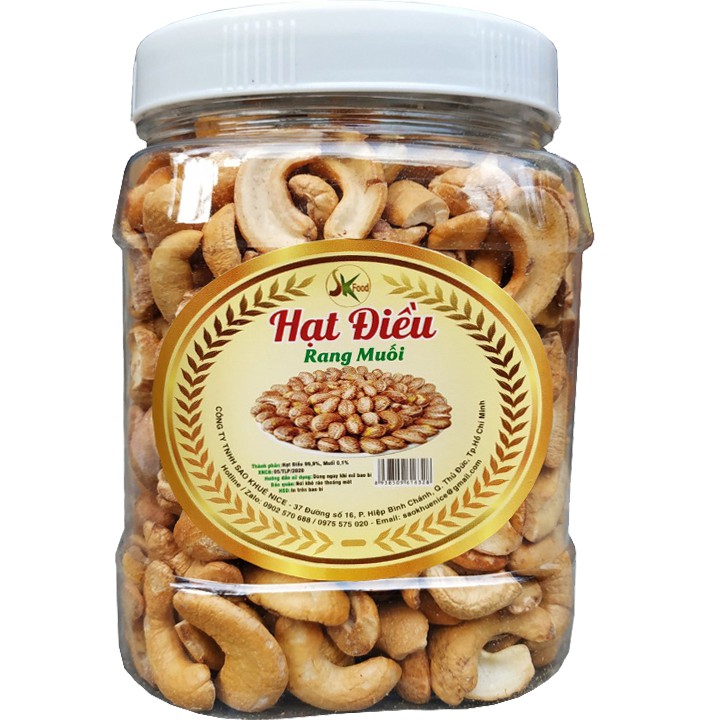 [HCM][BAO NGON] 500g Hạt Điều Vỡ Rang Muối Loại A