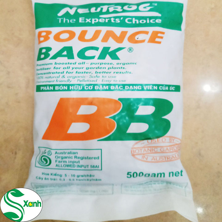 PHÂN HỮU CƠ ÚC - PHÂN HỮU CƠ BB ÚC -  TÚI 500G