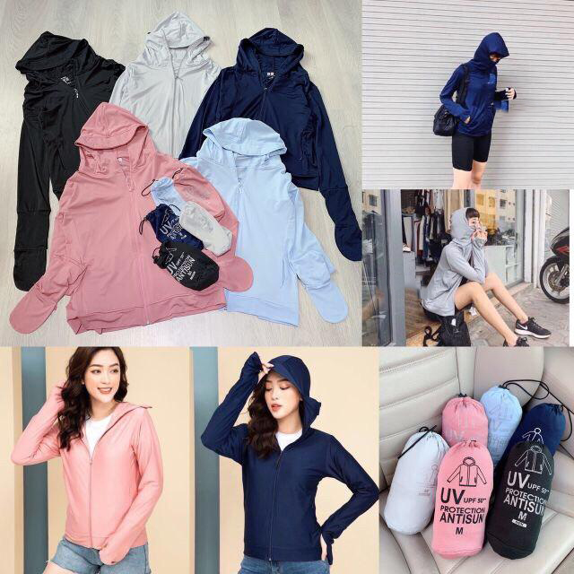 ÁO KHOÁC CHỐNG NẮNG NINJA NỮ, CHE FULL MẶT, CHE FULL TAY, XỎ NGÓN