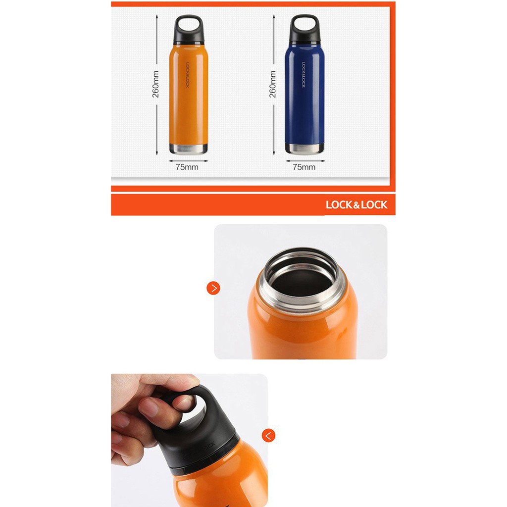 Bình Giữ Nhiệt Bumper Bottle Lock&Lock Loop Tumbler LHC4153 (530ml)