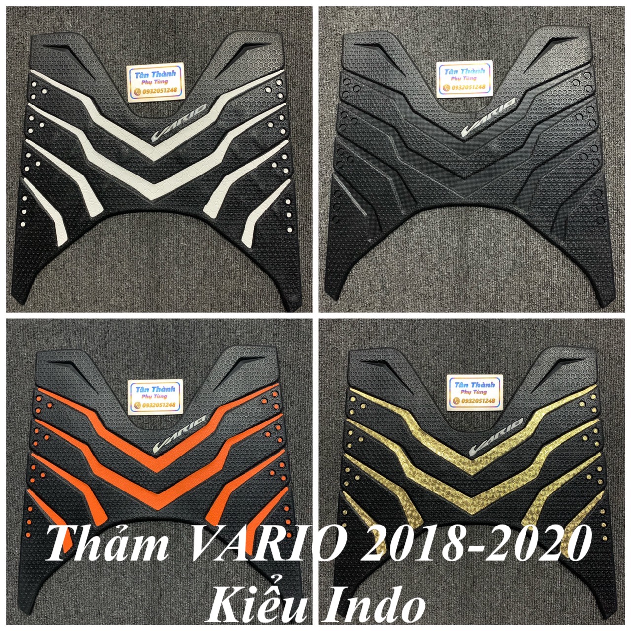 Thảm vario 2018-2020 kiểu indo loại dày