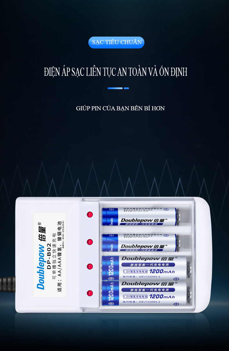 Doublepow Dp-B02 Aa/Aaa Battery Charger
