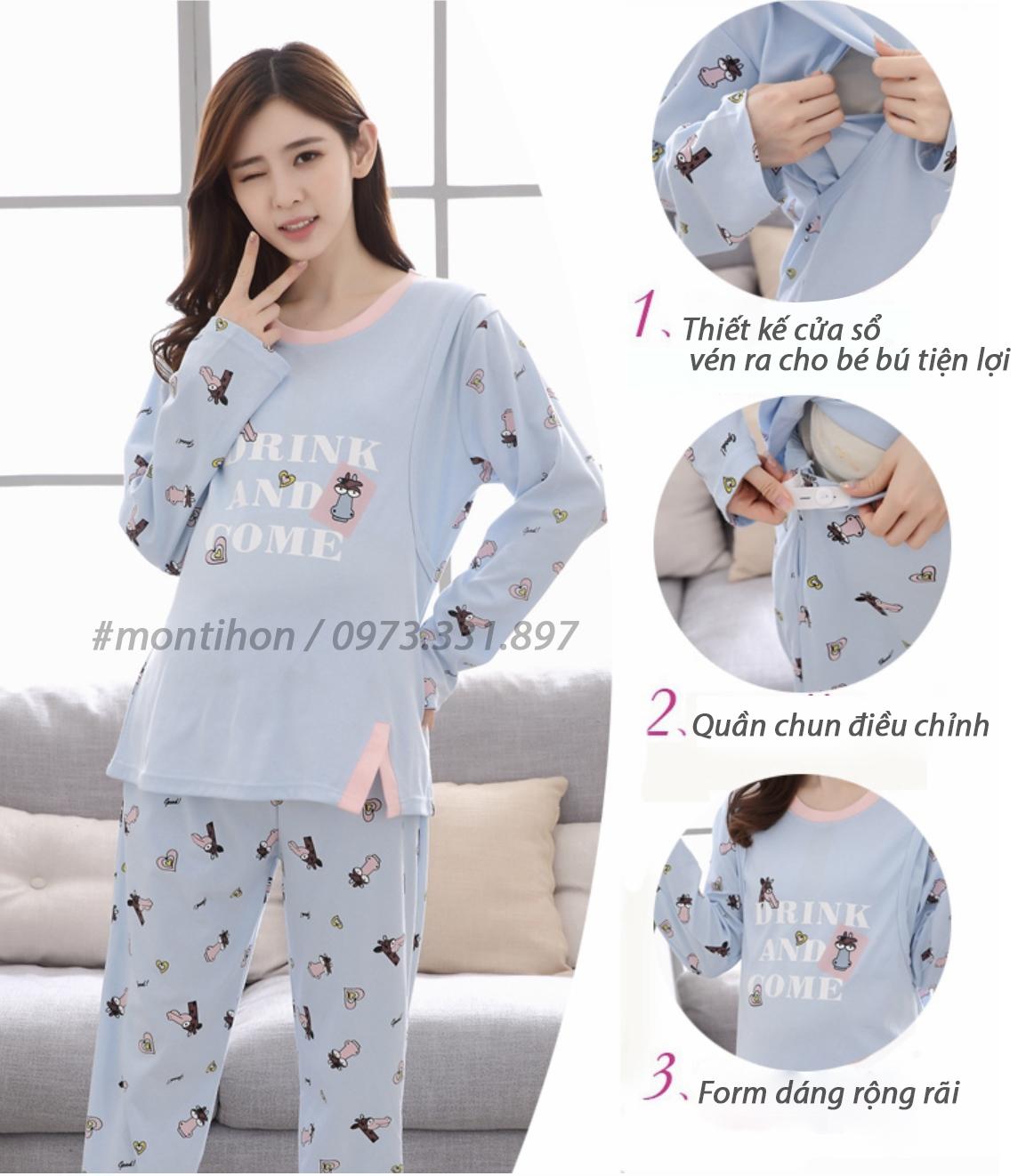 Bộ mặc nhà Bầu sau sinh SD54