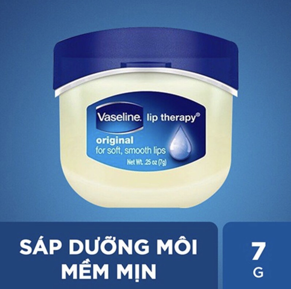 [HCM]Sáp Dưỡng Môi Mềm Mịn Vaseline Lip Therapy Original (7g)