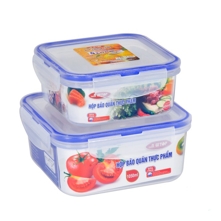 Bộ Hộp Thực Phẩm 4 Khóa Song Long 2242