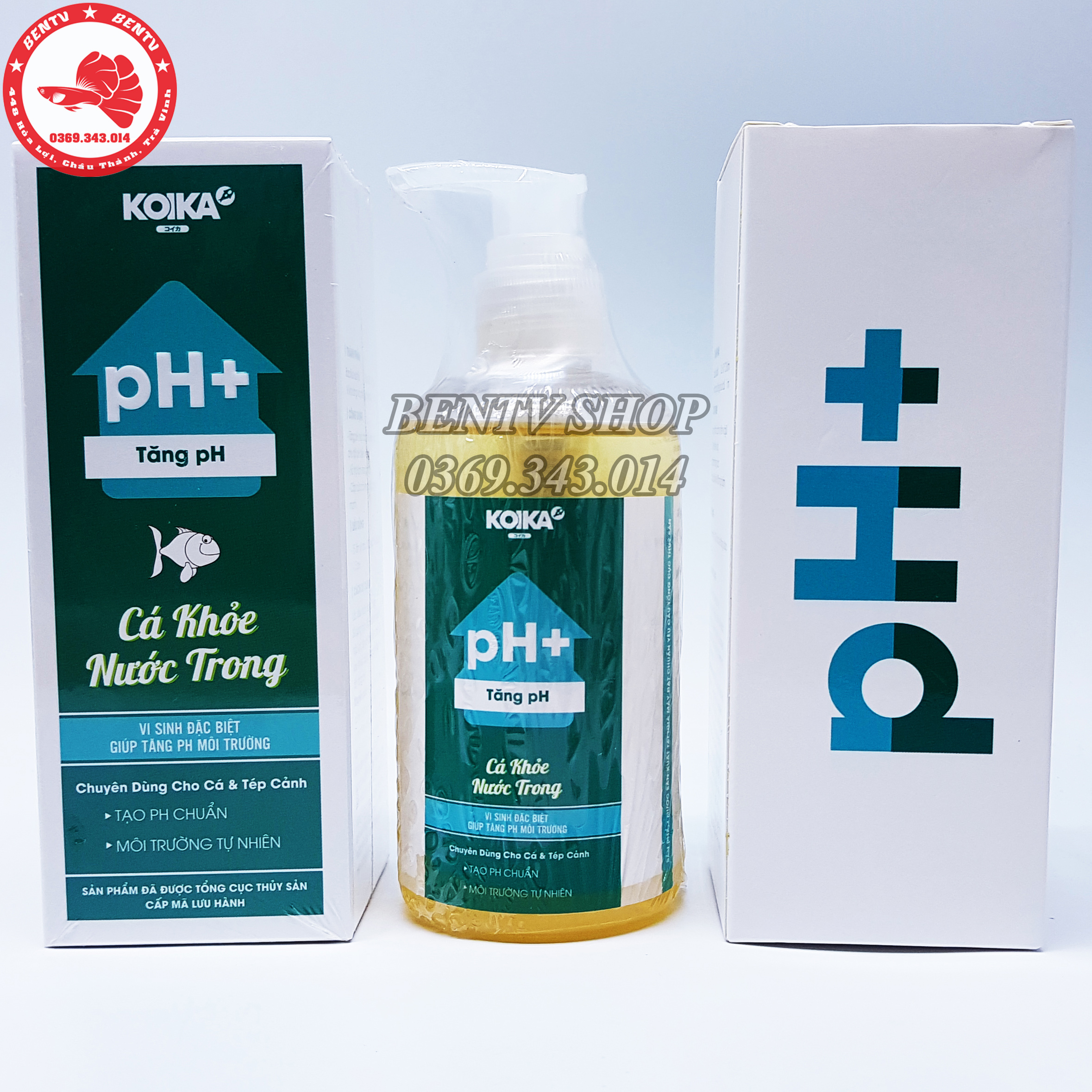 Dung Dịch Tăng Giảm pH Cho Hồ Cá Tép Cảnh Koika