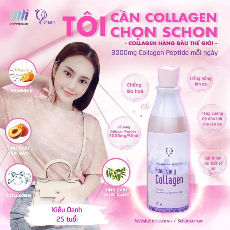 Nước uống Collagen tươi thảo mộc Schon