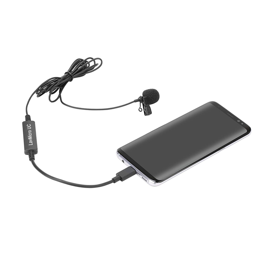 Micro thu âm cài áo không dây cổng USB-C Saramonic LavMicro UC