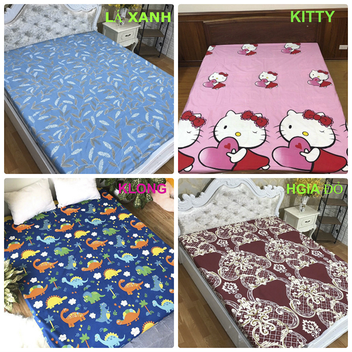 Bộ ga chống thấm cotton cao cấp