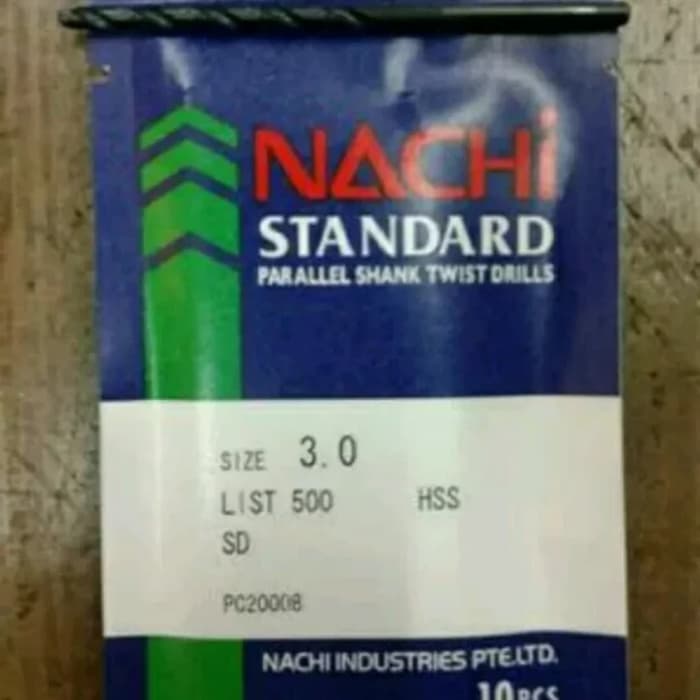 Bộ 5 mũi Khoan Sắt Nachi 3mm