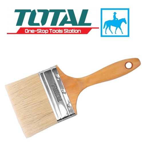 [HCM]Cọ Sơn Cán Gỗ 100mm 4inch Paint Brush TOTAL THT84042