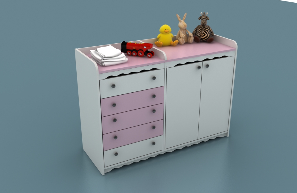 Tủ sơ sinh Kidslife TS-V6 (Trắng)