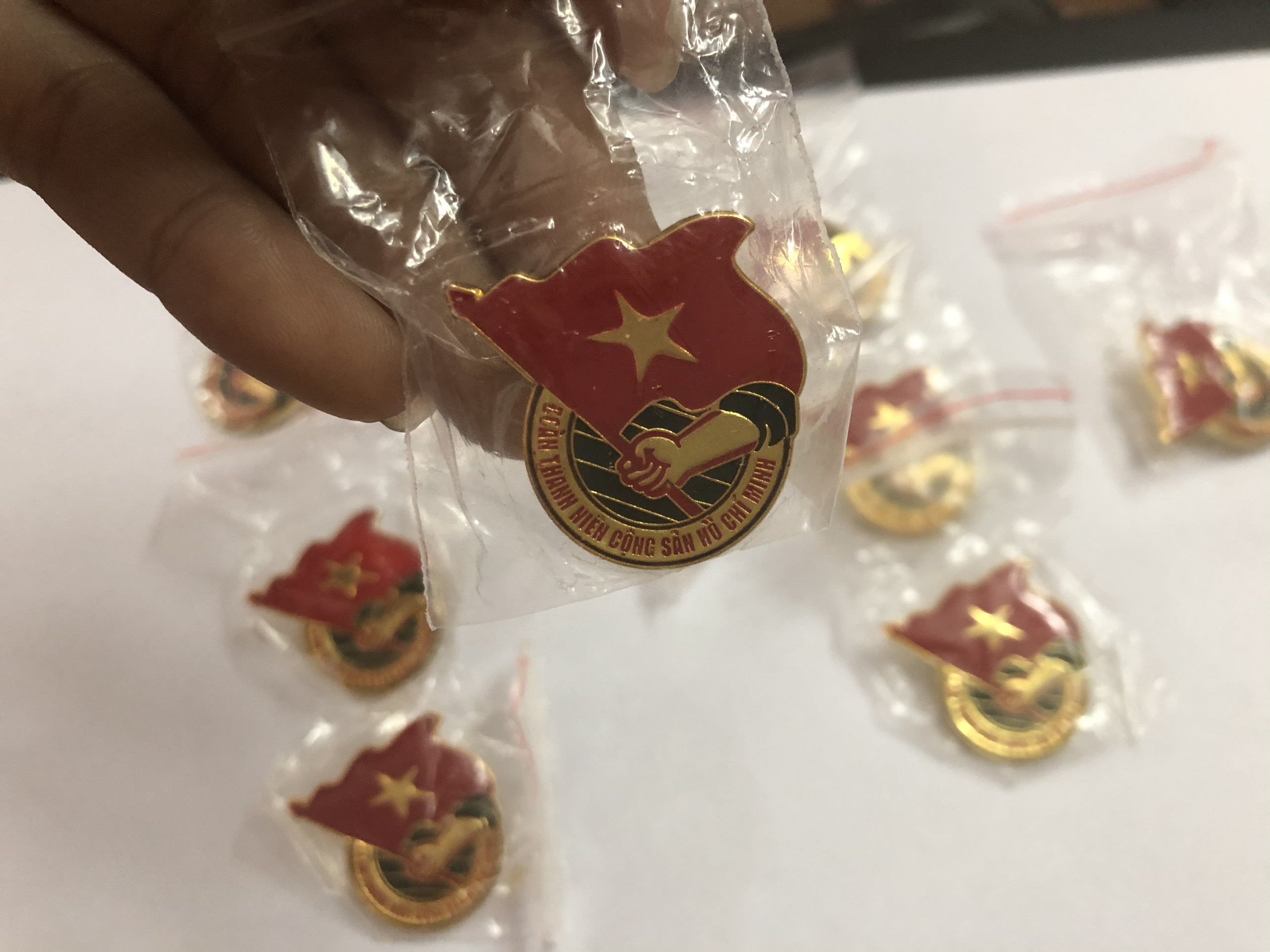 Set 10 huy hiệu đoàn loại tốt