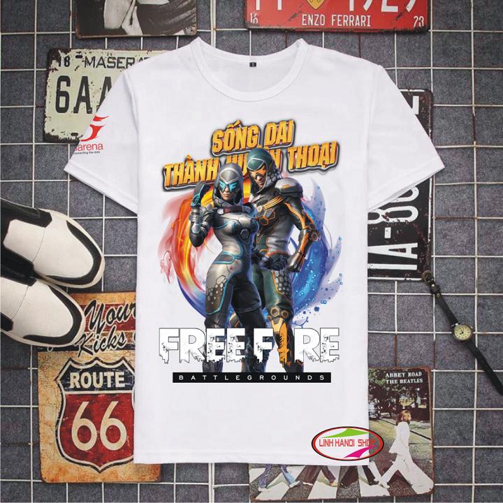 Áo Free Fire - Joker + gấu FF