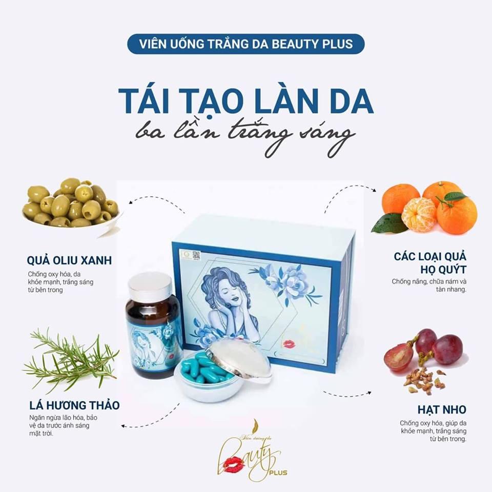 Viên Uống Trắng Da Beauty Plus