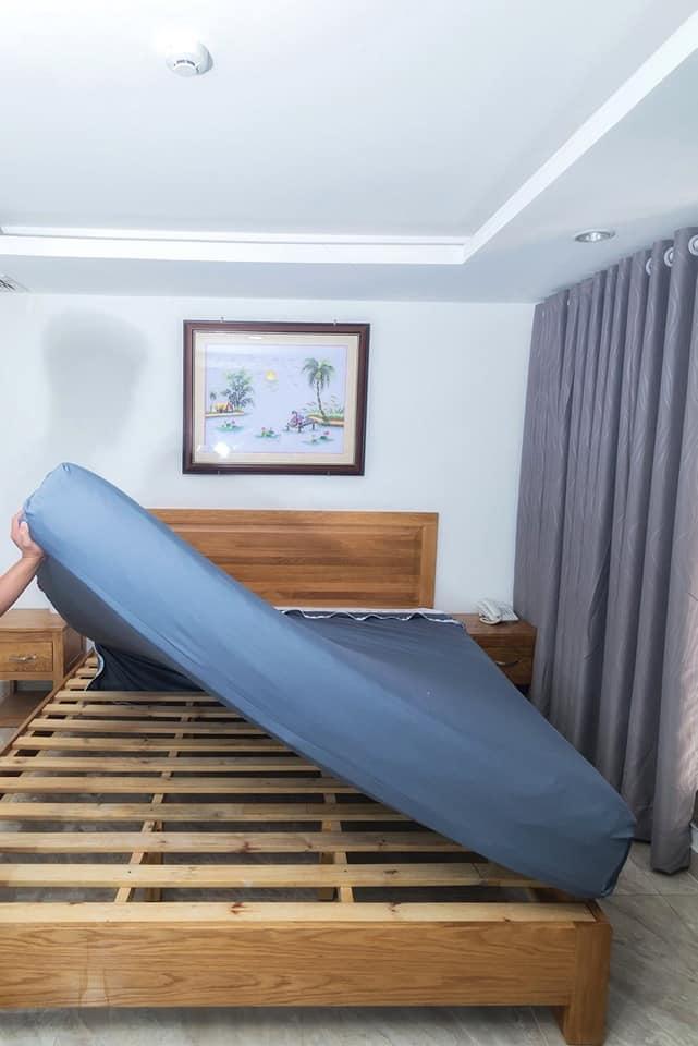 [HCM][ FREEPSHIP MAX ] ÁO BỌC NỆM - ÁO GA BỌC NỆM 2 MẶT THUN HÀN QUỐC (SIZE 1m6x2mx2 tấc)