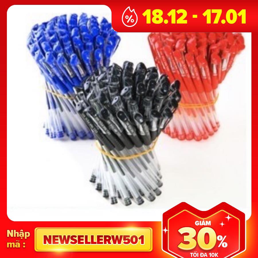 Sét 10 bút bi Nước (Đen)