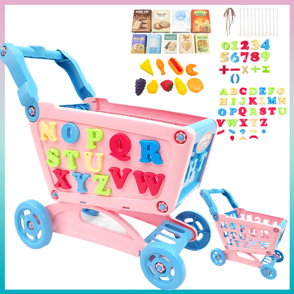 Đồ chơi xe đẩy siêu thị thông minh cho bé HT7518