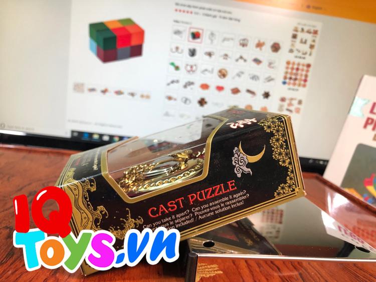 CAST PUZZLE HEART-LEVEL 4 SỢI XÍCH TRÁI TIM