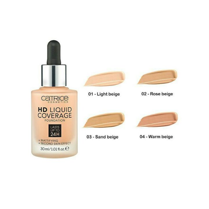 [HCM]Kem nền Catrice HD Liquid Coverage Foundation 30ml