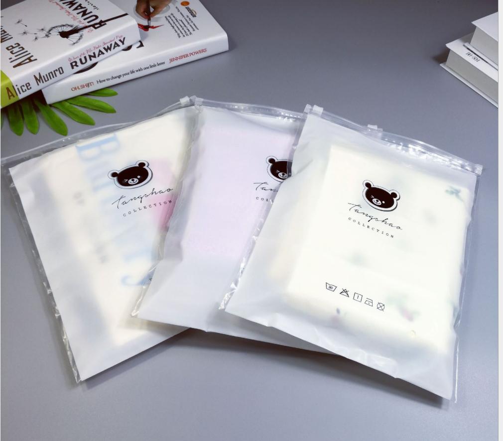 COMBO 5 TÚI ZIP ĐỰNG ĐỒ DU LỊCH -  HÌNH GẤU ĐEN