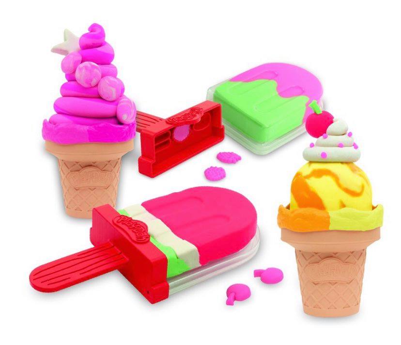 Đồ chơi đất nặn 4 loại kem Playdoh