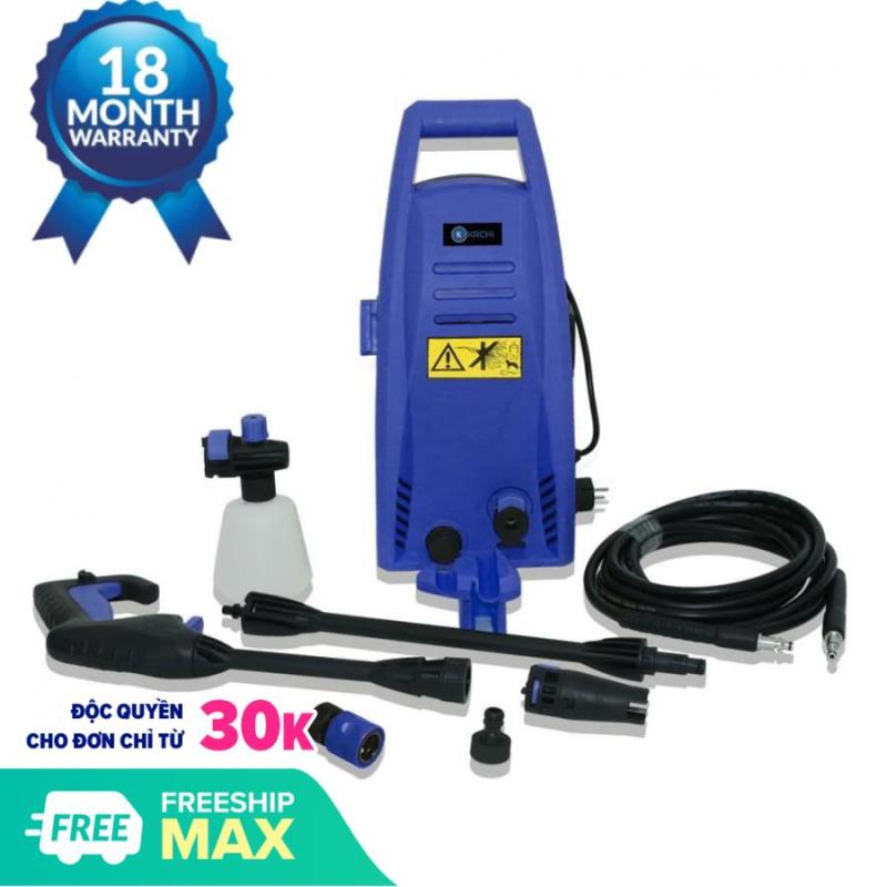 Máy xịt rửa xe cao áp Kachi MK192 1200W, áp lực nước mạnh, vệ sinh sàn nhà, rửa xe