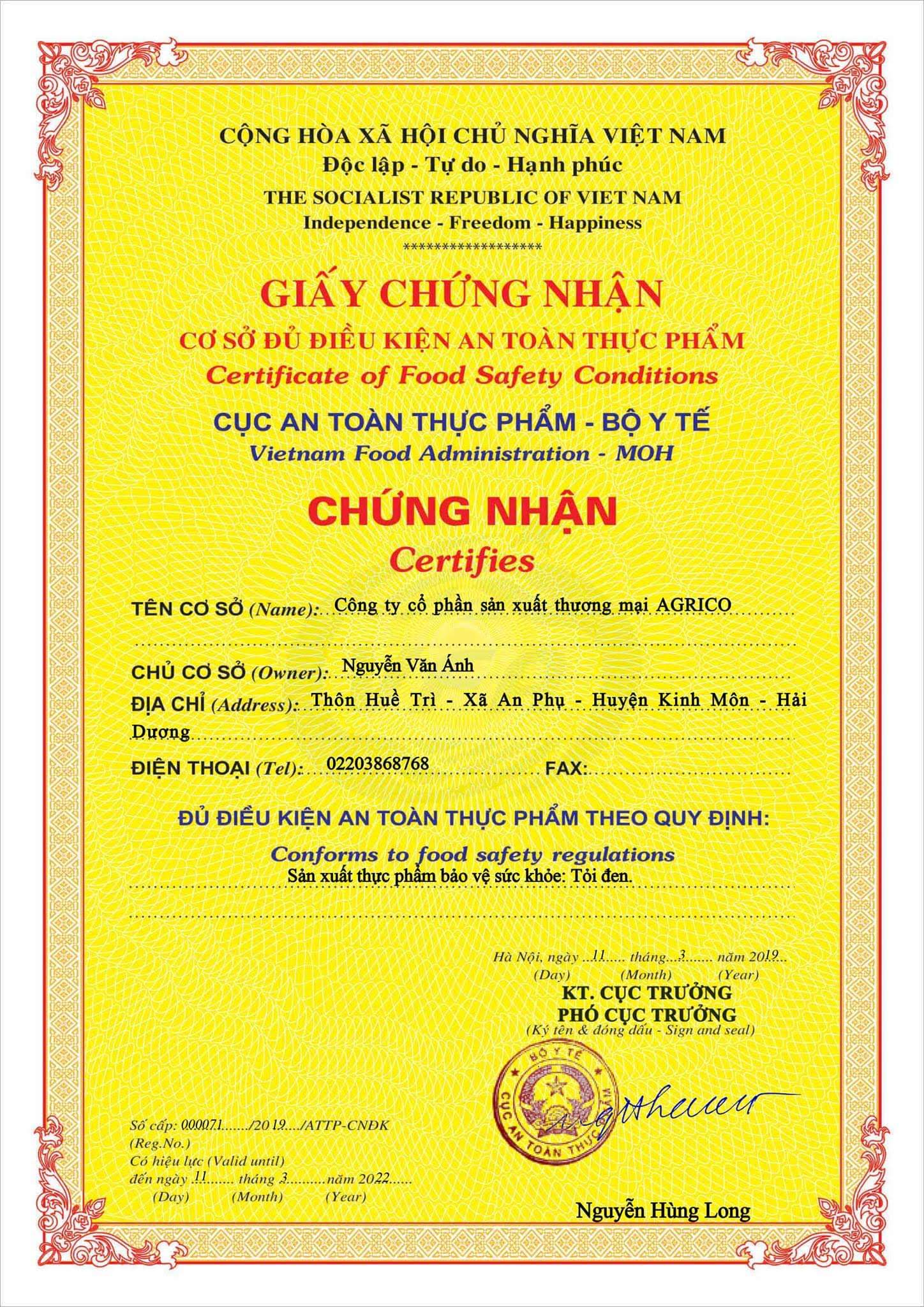 TỎI ĐEN VIETKIGA - HỘP 500 GRAM