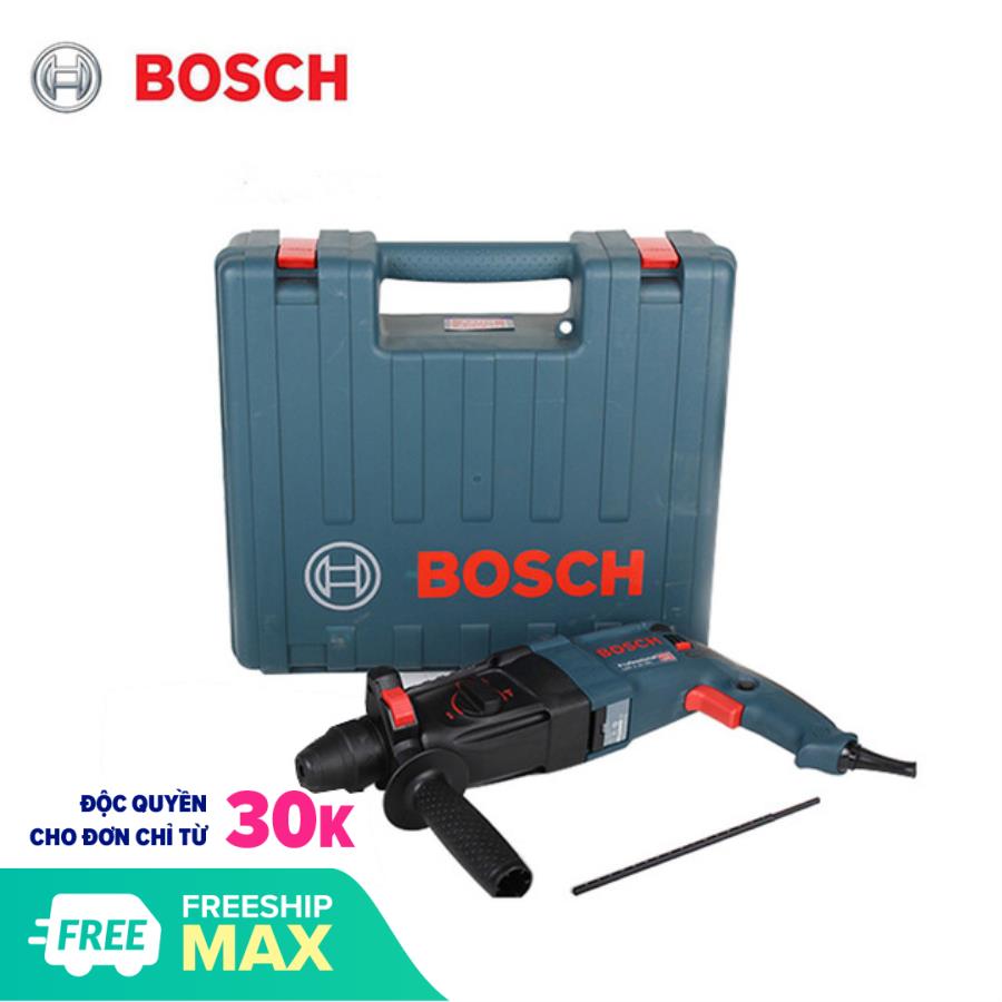 Máy Khoan Bê Tông Khoan Tường 2-26 ba chức năng, máy khoan cầm tay Bosch 2-26DRE, dùng để khoan búa, khoan thường và đục dùng trong dân dụng và công trình