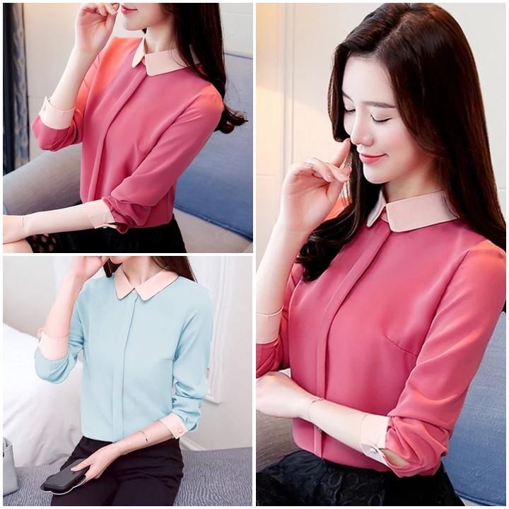 [HCM]ÁO SƠ MI NỮ TÍNH TRẺ TRUNG TD1
