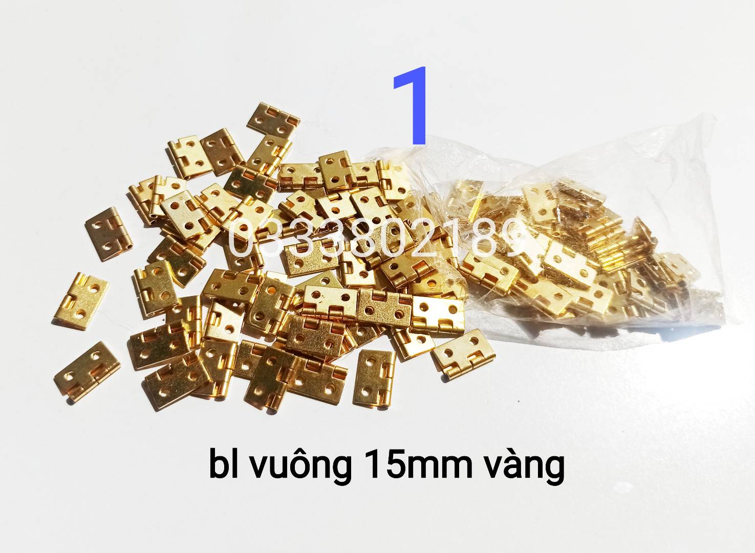 [Hcm]Set of 10 Mini Hinges.