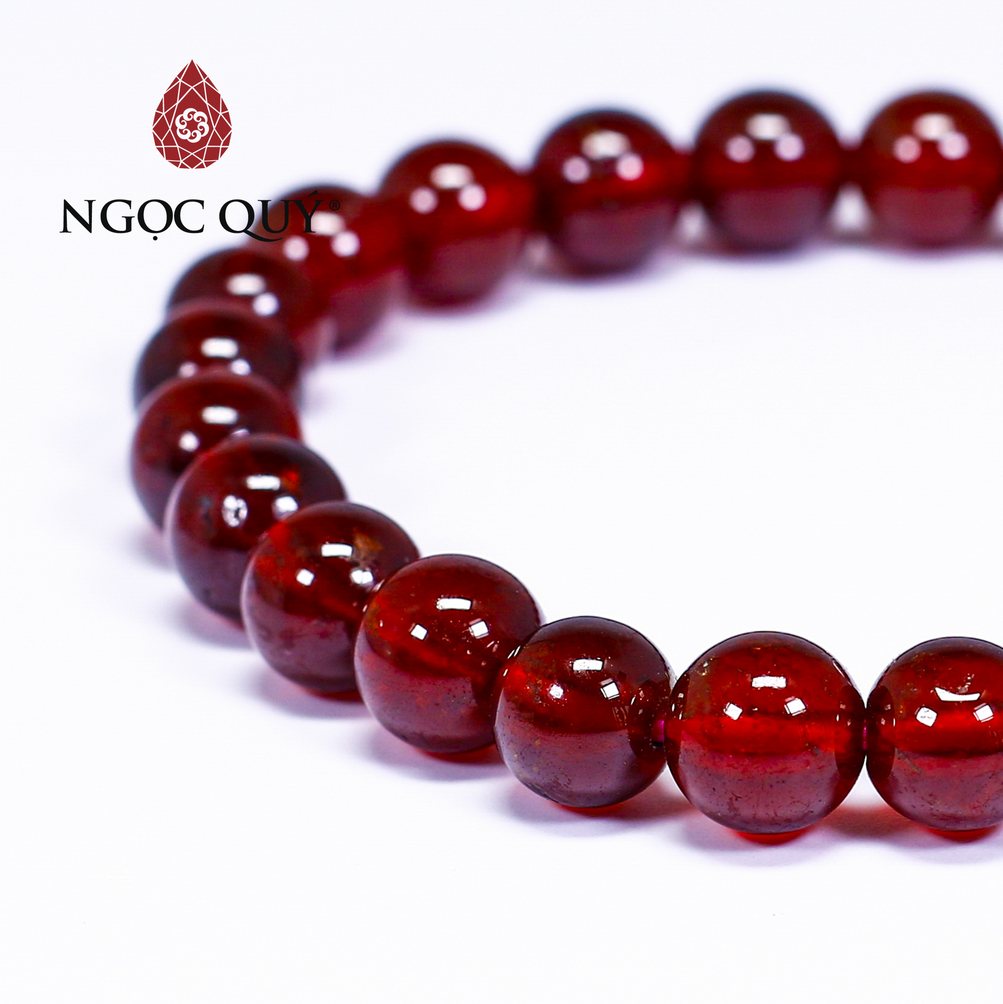[HCM]Vòng tay đá Garnet VIP - Ngọc Quý Gemstones