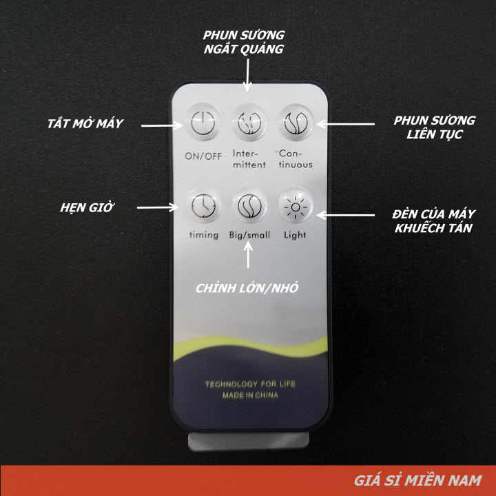Điều Khiển Remote Máy Khuếch Tán Tinh Dầu
