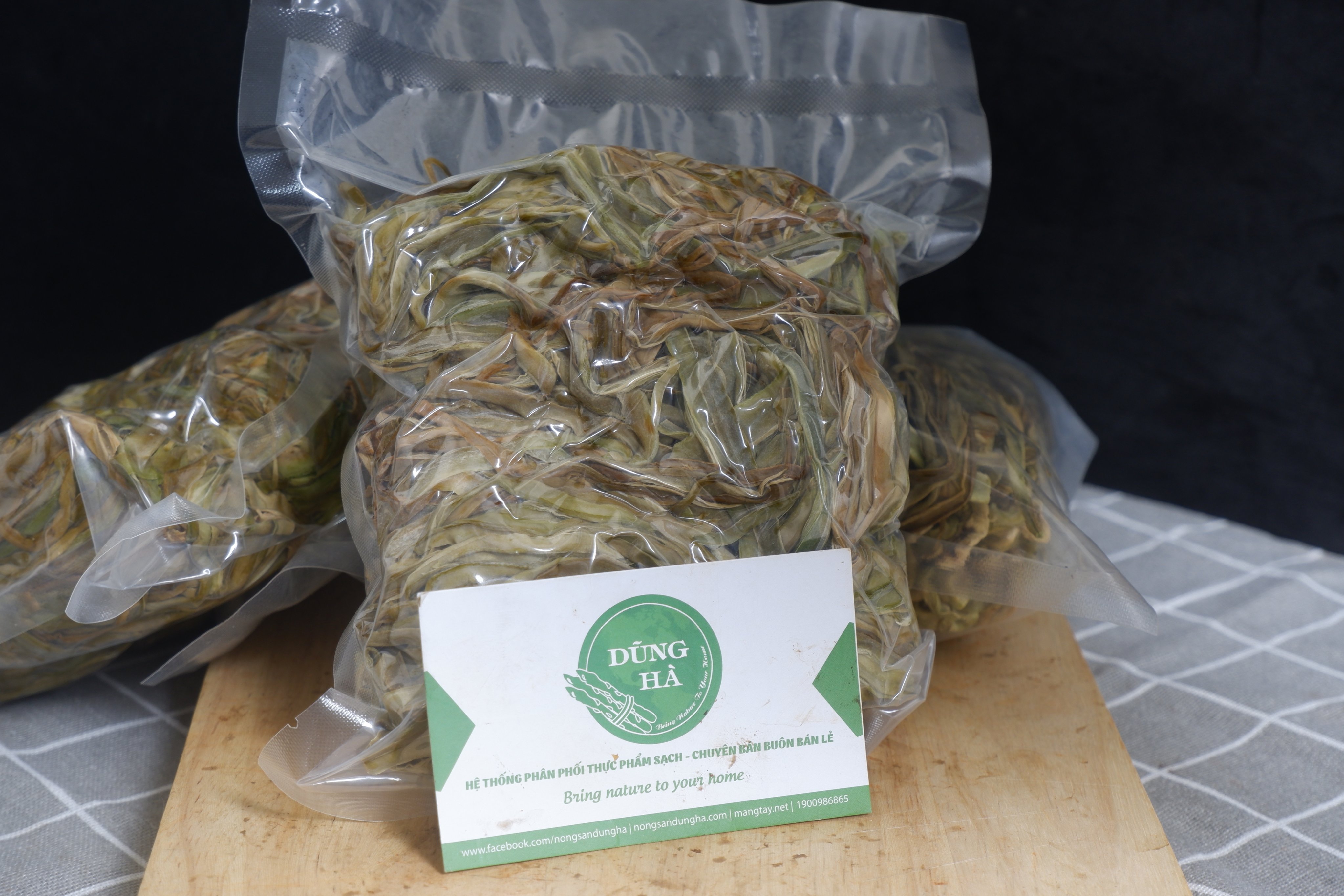 Rau tiến vua - Rau cần biển khô loại 2- gói 100g hút chân không - ảnh thật