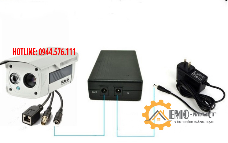 [FreeshipMAX] Nguồn dự phòng UPS mini 5V/9V/12V-1A