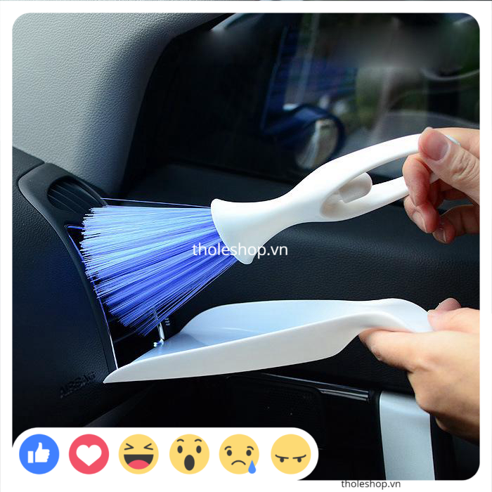 Chổi quét bụi mini - Bộ hốt rác và chổi quét bụi mini Sweep - Bộ chổi quét bụi máy tính, xe hơi - Chổi quét bàn phím và hót rác nhỏ