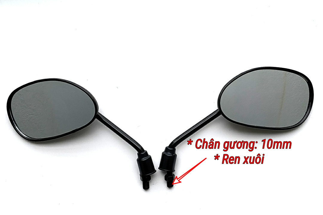 Gương xe máy lắp cho xe Honda Lead 125, Airblade các đời, Vision các đời, Future, Wave các loại, Click (01 đôi)