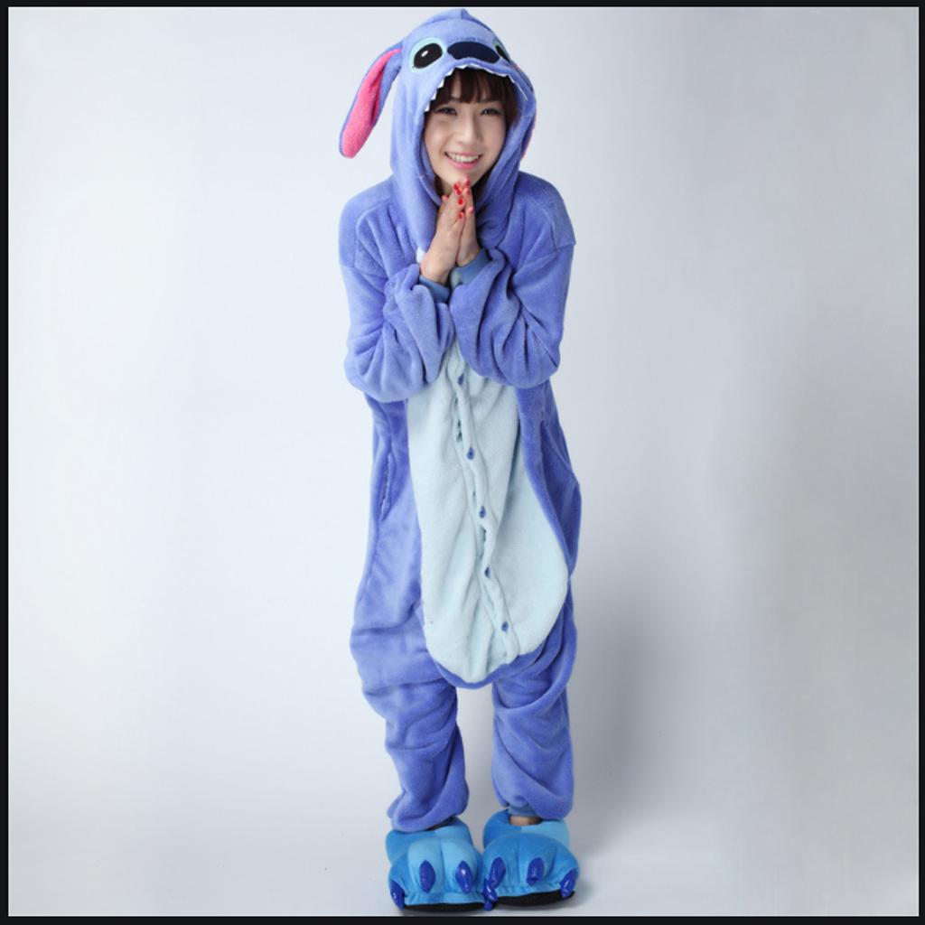Bộ Đồ Thú Pijama Stitch Xanh