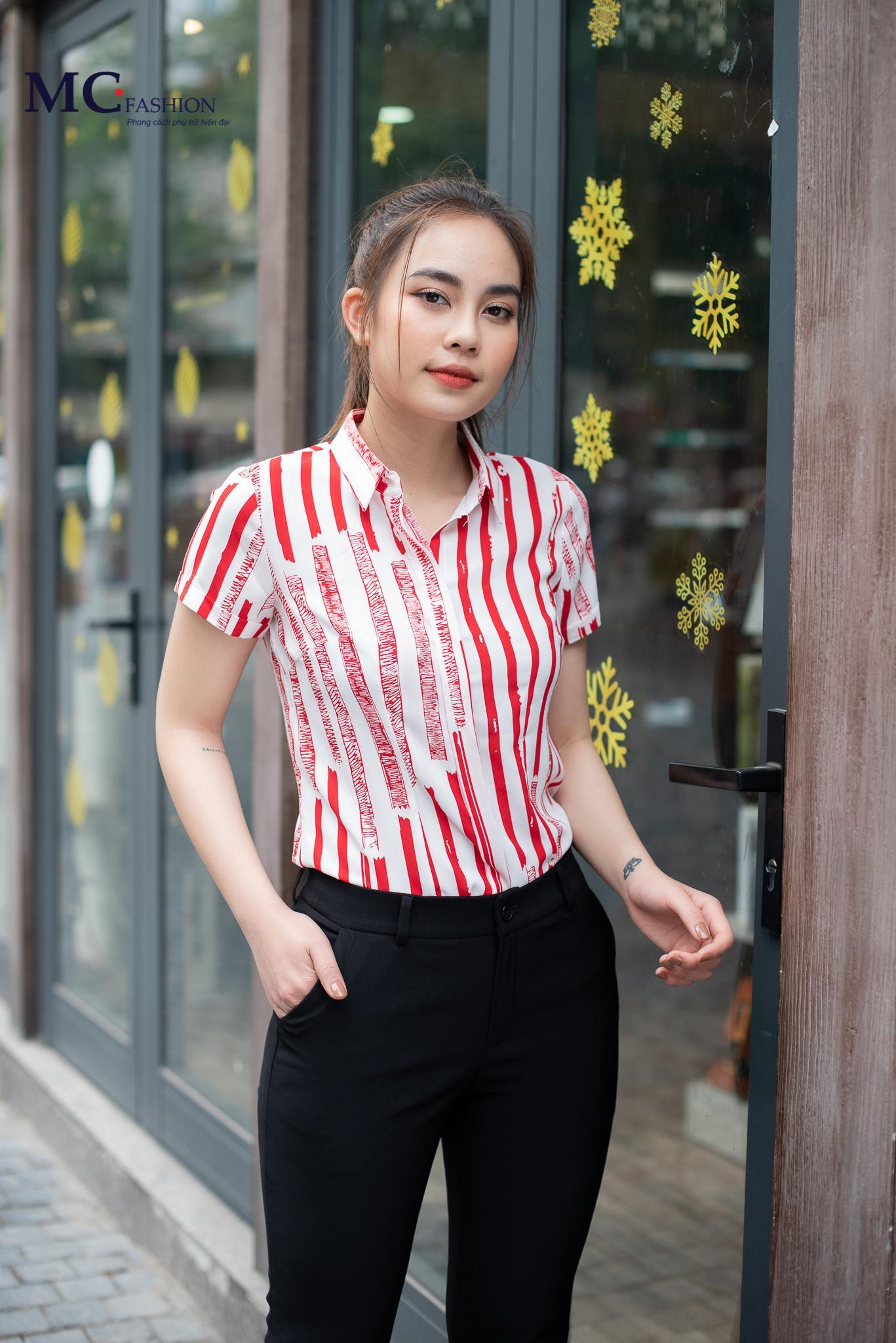 Sơ mi họa tiết (AG600)