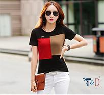 [HCM]ÁO KIỂU NỮ PHỐI GHÉP MÀU THỜI TRANG K61