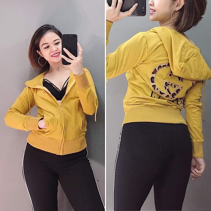 ÁO KHOÁC DA CÁ CÓ NÓN THÊU CHỐNG NẮNG