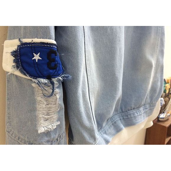 Áo Khoác Denim Bò Nam Nữ Siêu Chất