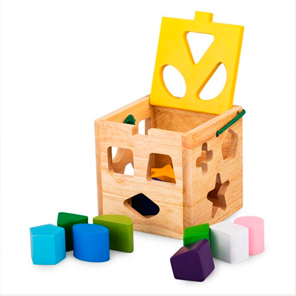 Đồ chơi gỗ Giỏ thả 12 khối Winwintoys 62022