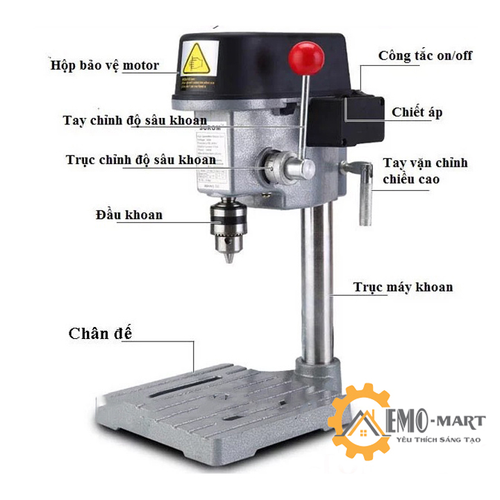 [FreeshipMAX] Máy khoan bàn mini 150W