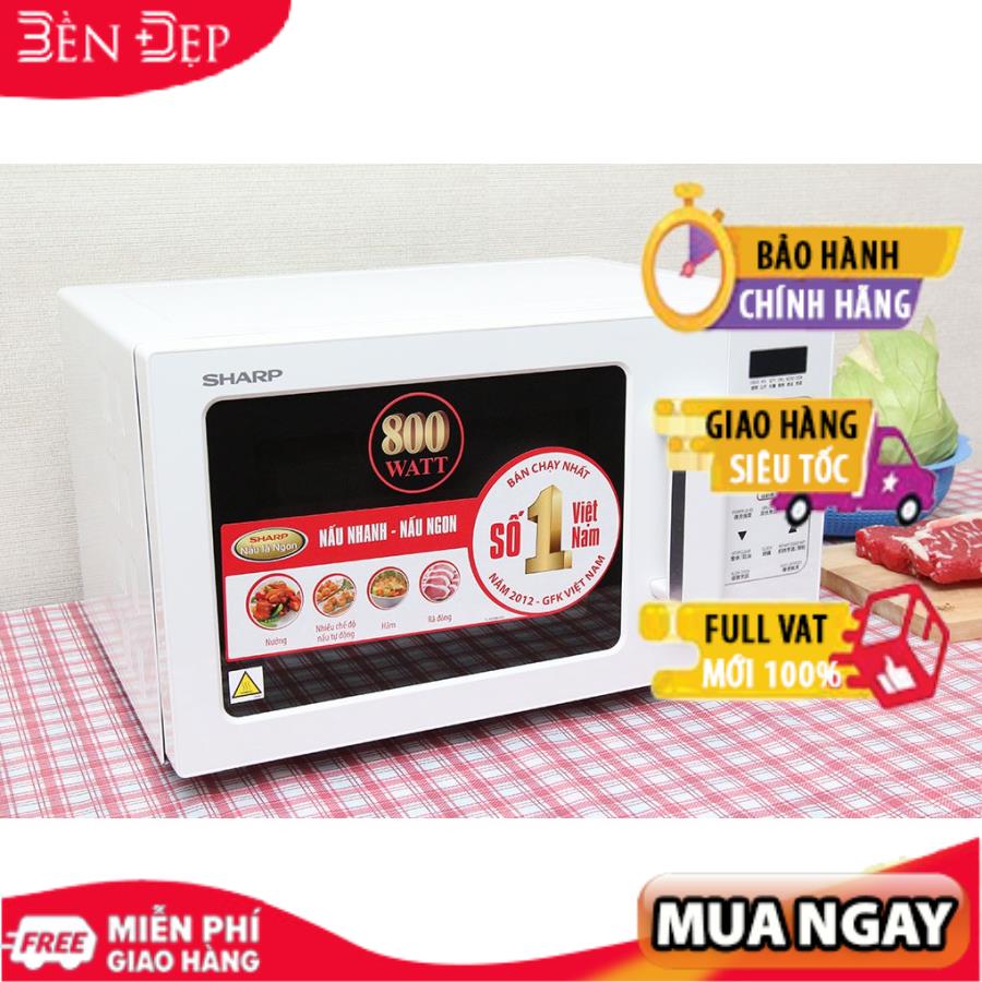 Lò vi sóng sharp r-678vn 20 lít có nướng thái lan