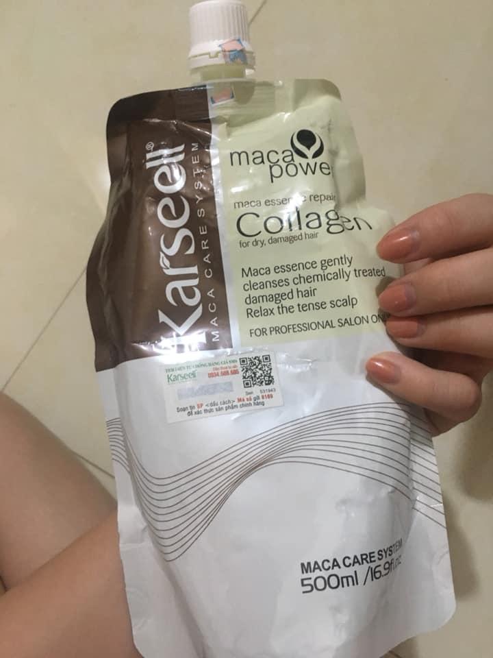 Ủ Hấp Dưỡng Tóc Collagen Karsell Siêu Mềm Mượt 500ml