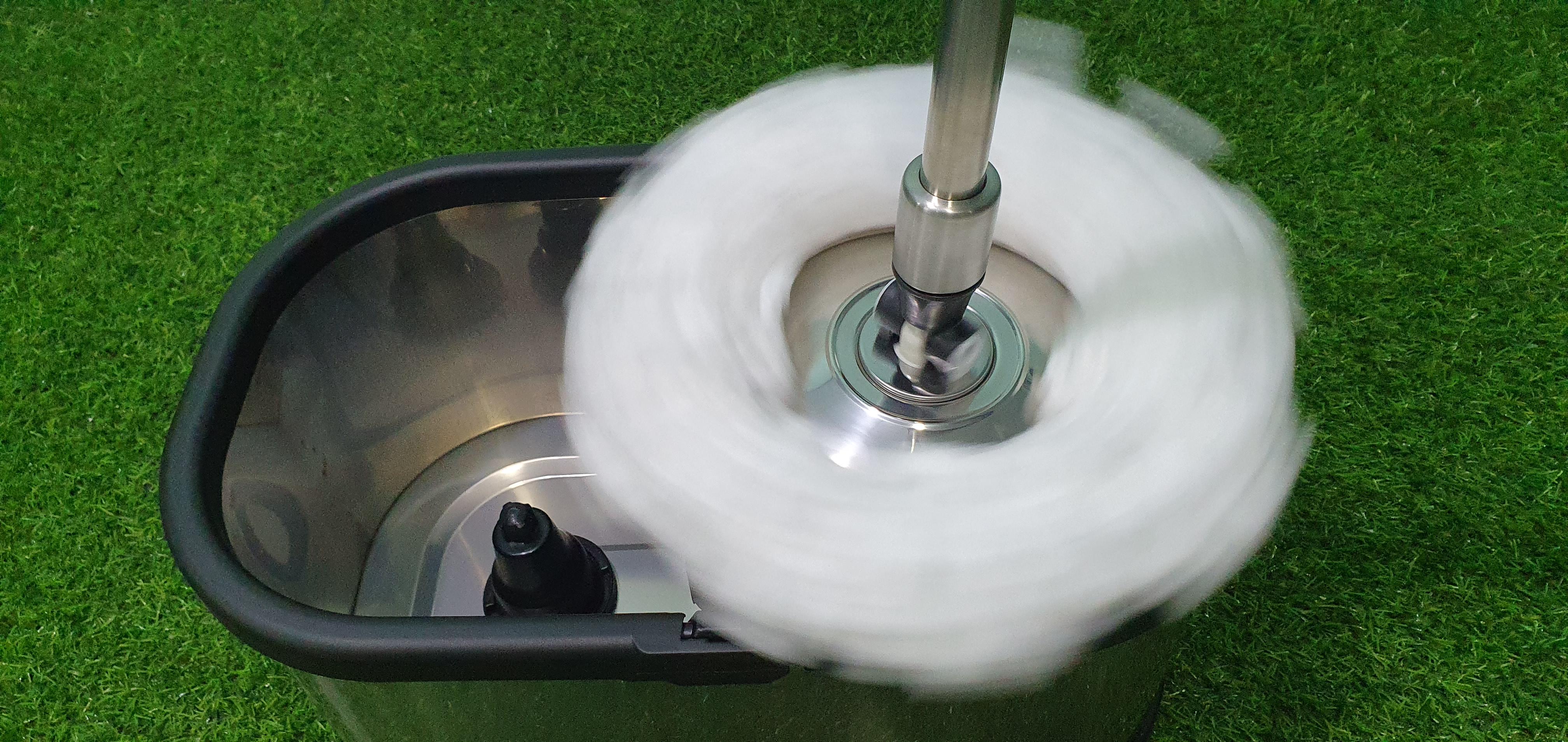 Bộ lau nhà inox Angle's Mop xoay 360 độ