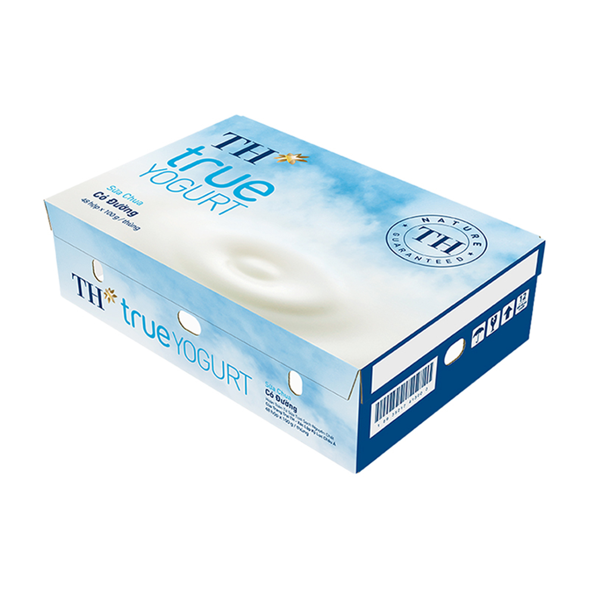 Thùng Sữa Chua Ăn Có Đường TH True Yogurt 100g