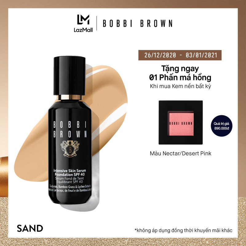 Kem nền Serum nuôi dưỡng da Bobbi Brown Intensive Skin Serum Foundation SPF PA 40+++ 30ml