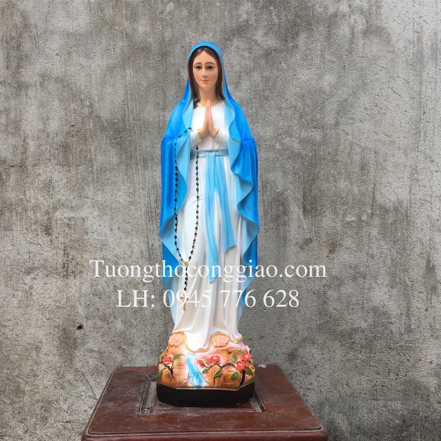 Tượng Đức Mẹ Lộ Đức 60cm